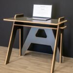 Wooden laptop desk for home and office